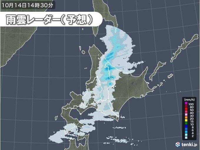 夕方にかけて前線通過し気温急降下　山間部中心に雪の可能性も