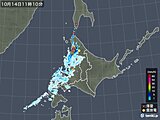 北海道　前線通過で局地的に雨や雷雨　山では雪の可能性も