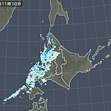 北海道　前線通過で局地的に雨や雷雨　山では雪の可能性も