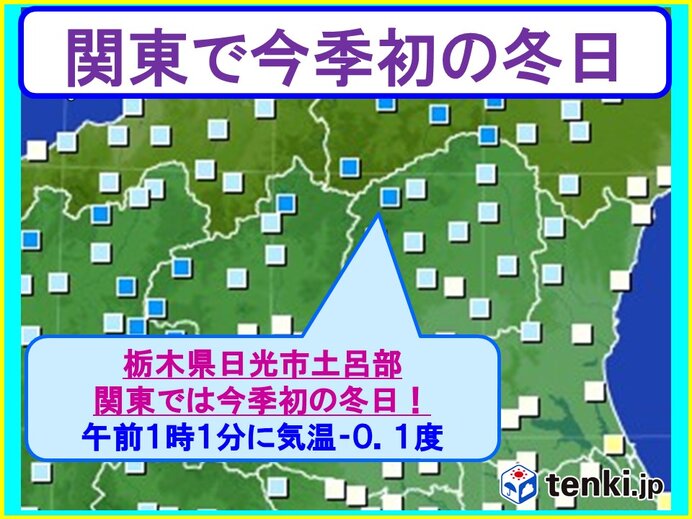 気温低下中 関東で今シーズン初の冬日 気象予報士 日直主任 年10月21日 日本気象協会 Tenki Jp