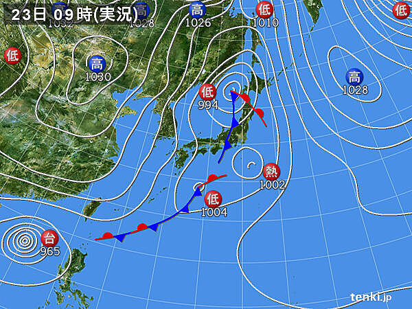 関東地方　広く雨　東京都心も1時間に3.5ミリの雨を観測