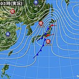 9日　関東と東北、北海道で春の嵐