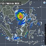 非常に強い「台風18号」　大きな雨域を伴い　ベトナムへ