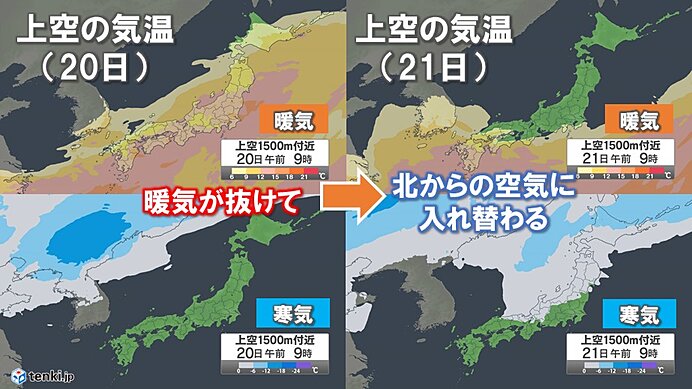 全国の3連休の天気 朝晩の冷え込み戻る 服装選び注意 Tenki Jp Goo ニュース