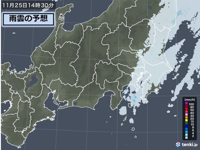 冷たい雨