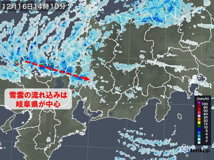 東海 17日朝にかけて大雪のピーク 名古屋など平地でも積雪や凍結に注意 気象予報士 小林 英臣 年12月16日 日本気象協会 Tenki Jp