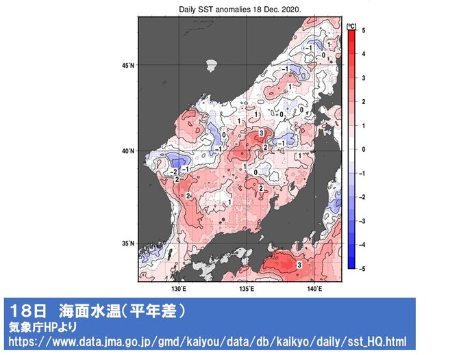 The cause of the series of heavy snowfalls.