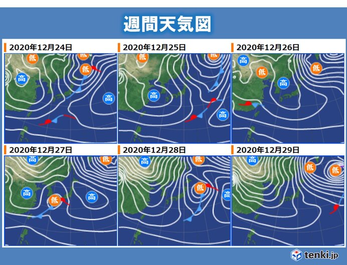 週間 気温はいったん上昇 28日頃の雨の後 次第に寒さ厳しく 再び大雪 気象予報士 戸田 よしか 年12月22日 日本気象協会 Tenki Jp