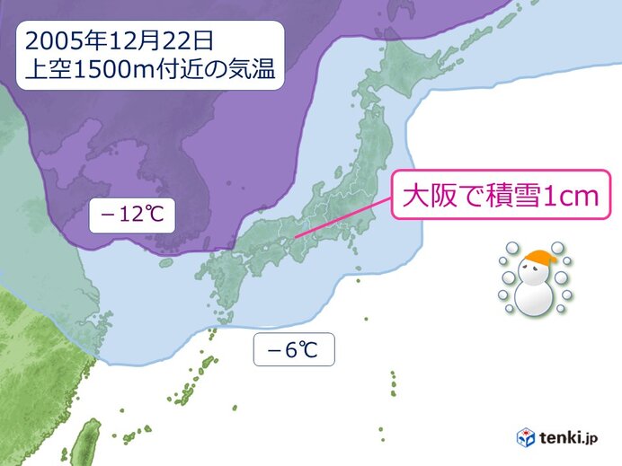 大阪 12月に雪が積もれば15年ぶり 気象予報士 渡辺 かおる 年12月28日 日本気象協会 Tenki Jp