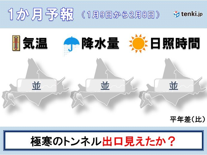 北海道の1か月予報 続く極寒 一度はおさまるが 気象予報士 岡本 肇 21年01月07日 日本気象協会 Tenki Jp