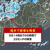 「顕著な大雪に関する福井県気象情報」気象台発表