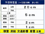 東海地方　南岸低気圧の影響　名古屋でも降雪の可能性あり