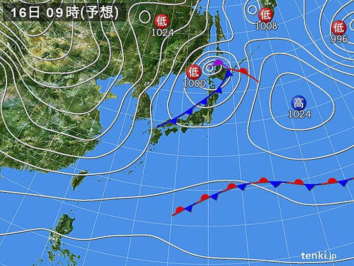 あすは雨や雪