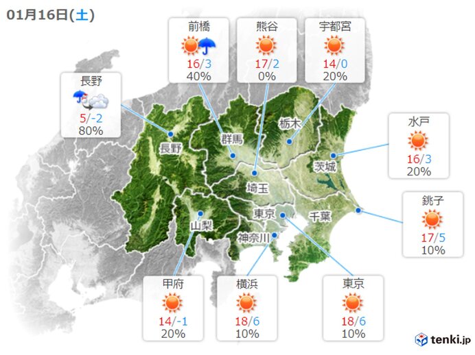 最高気温は4月上旬から中旬並みに