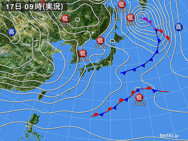 網走　流氷初日を観測
