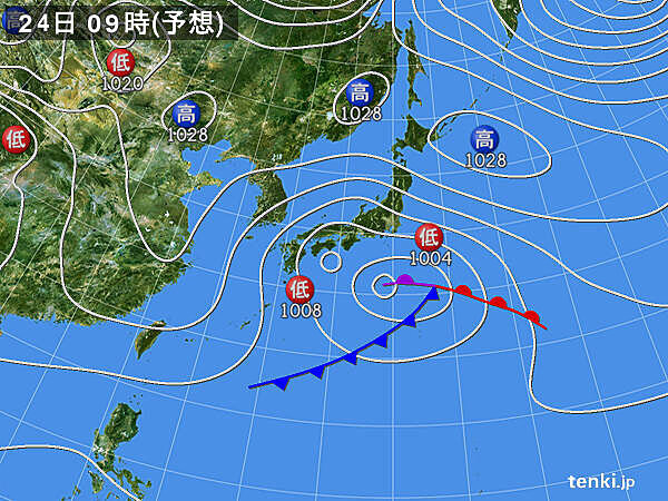 週末は太平洋側で荒天に