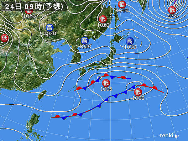 Fronts impact and low pressure on the south bank on weekends Big snow in Kanto