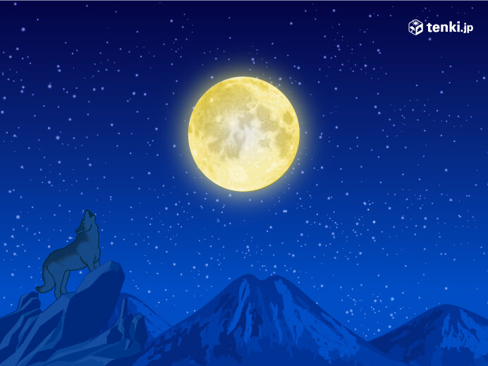今夜もほぼ満月で観測のチャンスあり　今年最初の満月「ウルフムーン」