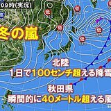 1月は記録的な大雪　冬の嵐に変化が見えてきた!　立春頃も強い寒気か