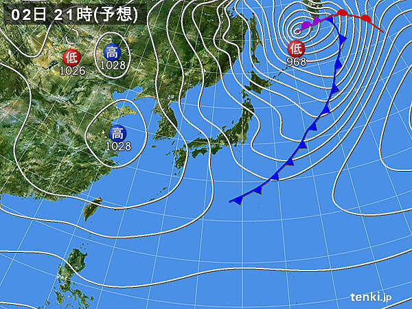 太平洋側は天気回復　日本海側は次第に雪でふぶく