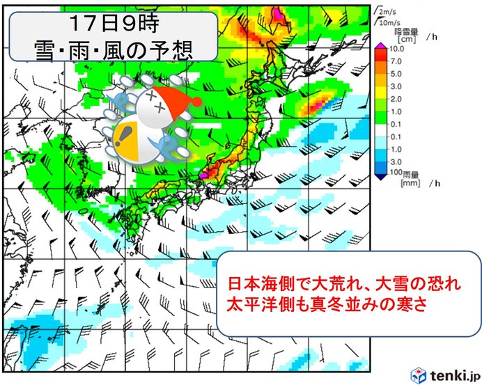 春一転　来週は低気圧急発達と寒気襲来で冬の嵐に　太平洋側も真冬の寒さ