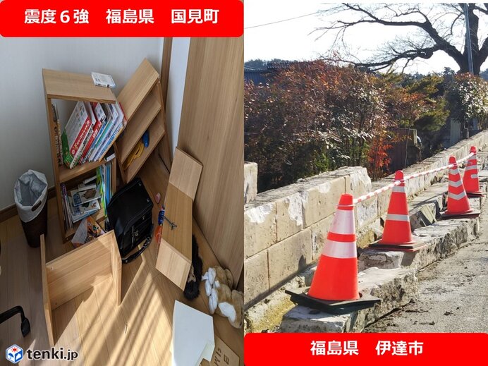 福島県沖の地震　あすの東北は雨　土砂災害の危険度が高まる　暴風の恐れも