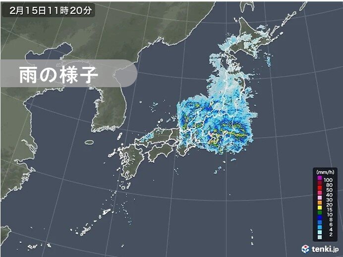 三重県　たった6時間で100ミリ超の雨　2月として1位