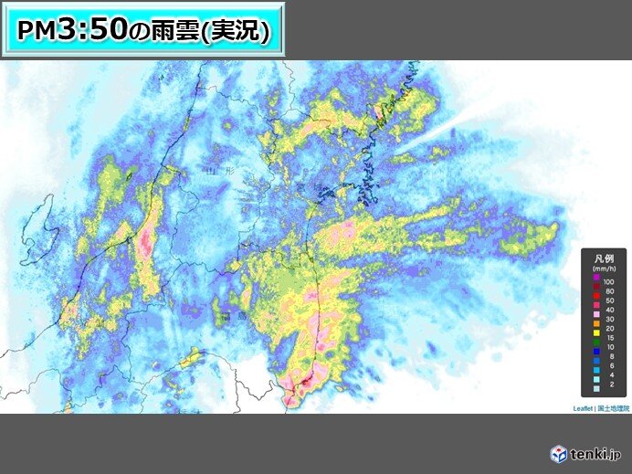 東北　太平洋側で2月らしからぬ短時間強雨　土砂災害に警戒、要注意