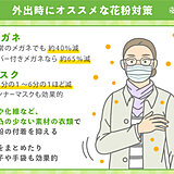 スギ花粉飛散中　外出時や帰宅後の花粉対策は?