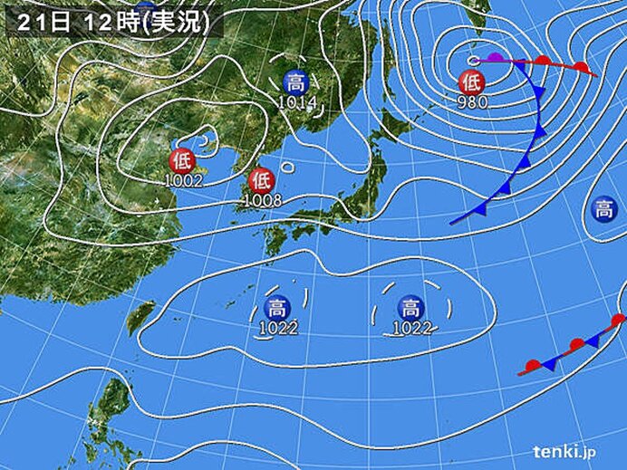 月曜も季節先取りの暖かさ