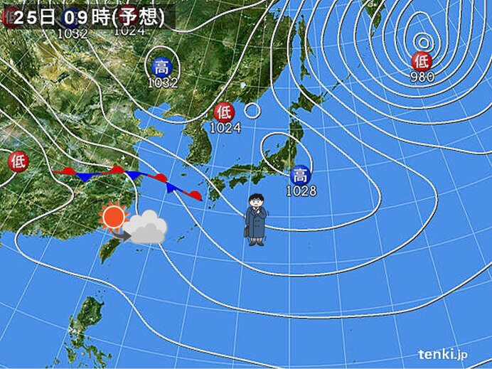 関西　あすの朝は冷え込む　夜は雨や雪が降る所も