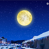 明日27日夜は満月　スノームーン　天気回復　観測のチャンスあり