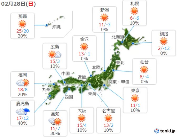 冷え込み強まる