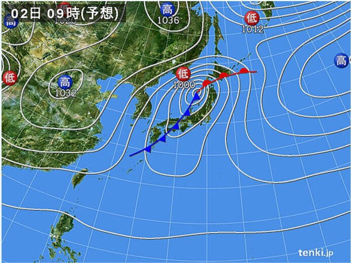 火曜日　九州から東北は広く雨　横殴りの雨も　北海道は雪や吹雪