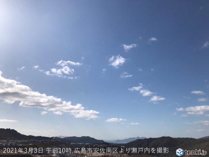 中国地方　あす4日の夜は再び傘の出番　花粉対策は万全に