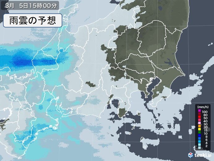 関東　晴れ間も油断せず　夕方から次第に雨　夜は広く雨具が必要に