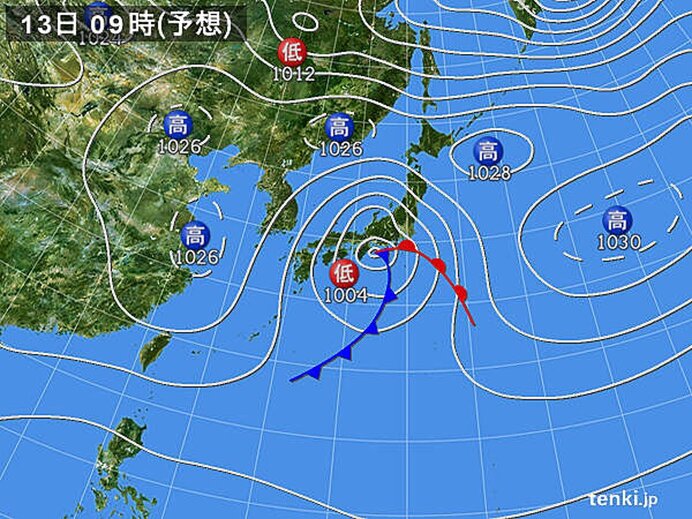 土曜日も広く雨　太平洋側は局地的に滝のような雨に　各地の強雨の時間帯は