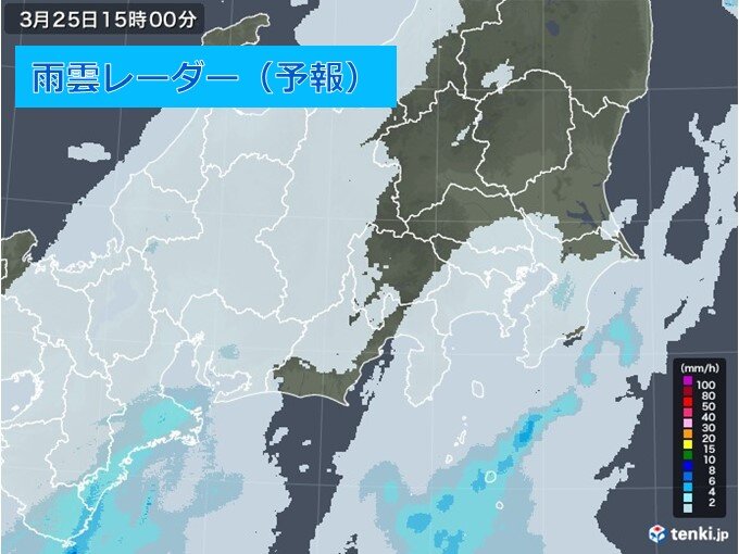 関東の雨の降りだしは?降り方は?