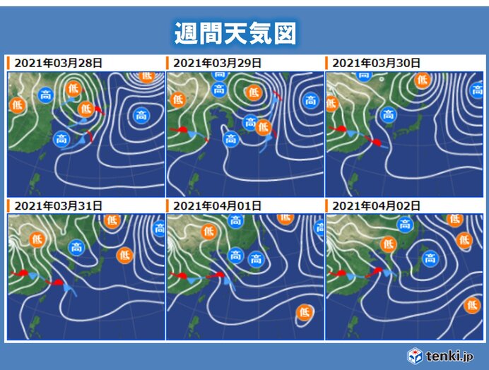 天気の傾向