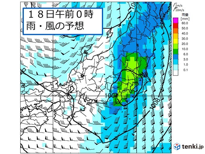 関東地方　土日は雨　荒れた天気になる所も?