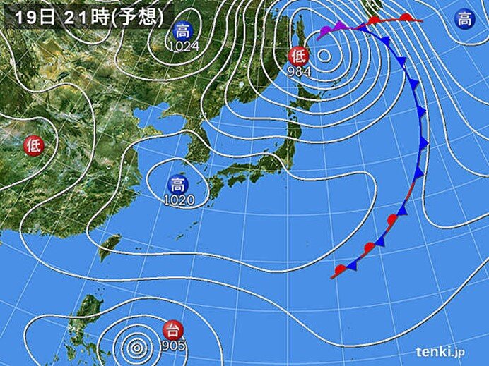 北海道や東北も次第に天気回復　北陸の一部で雨