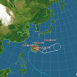 台風2号　沖縄の南を北東へ　沖縄で20メートル超の風　強風に十分注意を