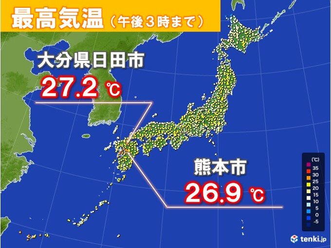 九州 きょうも25 以上の夏日 北海道は札幌などで今季1番の暖かさ 気象予報士 日直主任 21年04月24日 日本気象協会 Tenki Jp