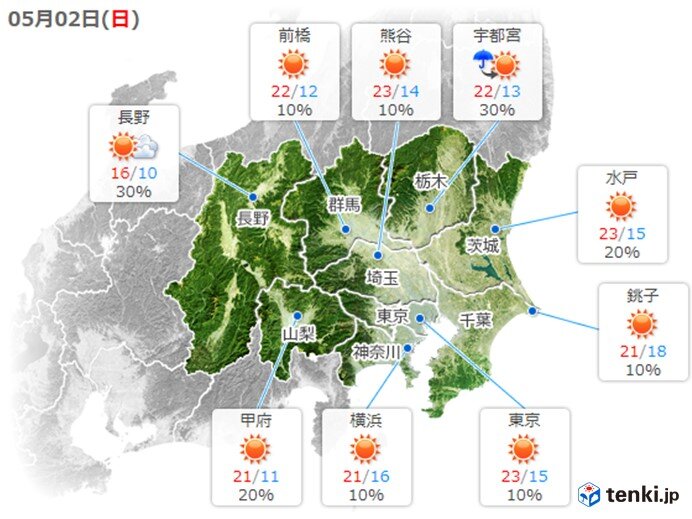 天気急変に注意　外出には雨具の準備を