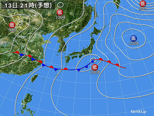 各地の天気 雨具の必要な所が多い
