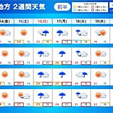 北陸　週末は蒸し暑い!　日曜は雨脚強まる恐れ　梅雨入り早まる可能性は?