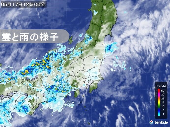 東京都心の正午の湿度80 以上 日に日に湿度高まる まるで梅雨 気象予報士 日直主任 21年05月17日 日本気象協会 Tenki Jp