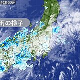 東京都心の正午の湿度80%以上　日に日に湿度高まる　まるで梅雨
