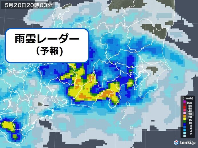 日関東に雨雲接近中 午後は次第に雨 夜は本降り 梅雨のような天気はいつまで 気象予報士 日直主任 21年05月日 日本気象協会 Tenki Jp