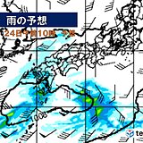 あす24日　九州～東海は梅雨空戻る　関東・東北は30度に迫る暑さも